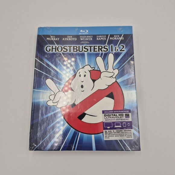 Ghostbusters / Ghostbusters II (Blu-ray) DIGITAL Factory Sealed - Picture 1 of 6